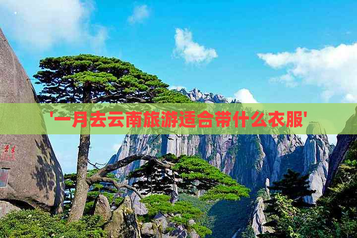 一月云南旅行全攻略：探索美丽风景，体验地道文化